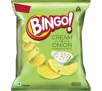 BINGO Cream&Onion Potato Chips | 10.5g