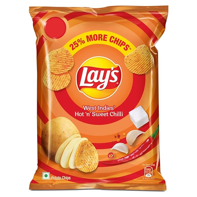 Orange Lays, Lay’s Hot and Sweet Chilli