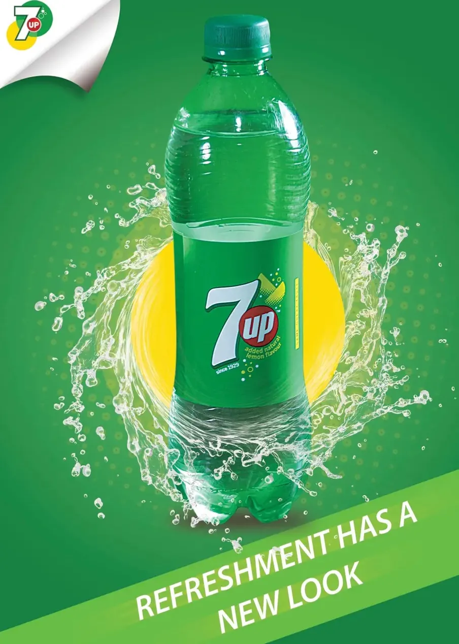 7Up Lemon Soft Drink | Sevenup | 1L - Image 2