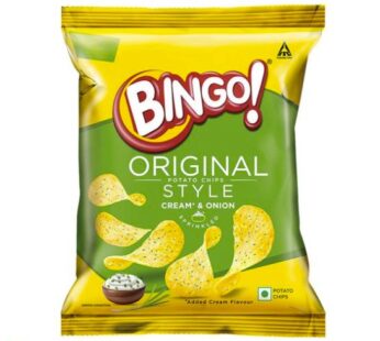 Bingo Cream & Onion Flavoured Original Style Potato Chips (20g)