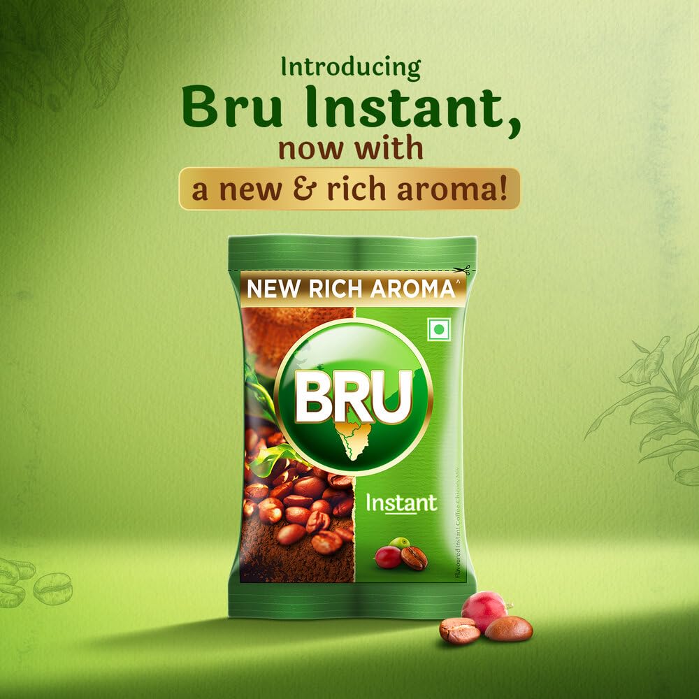 Bru Instant | Premium Blend of Robusta & Arabica Beans For a Rich Coffee Experience - Image 4