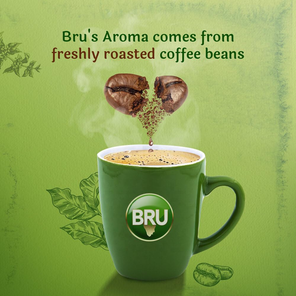 Bru Instant | Premium Blend of Robusta & Arabica Beans For a Rich Coffee Experience - Image 3