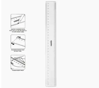 Camlin Plastic Scale |30 Cm