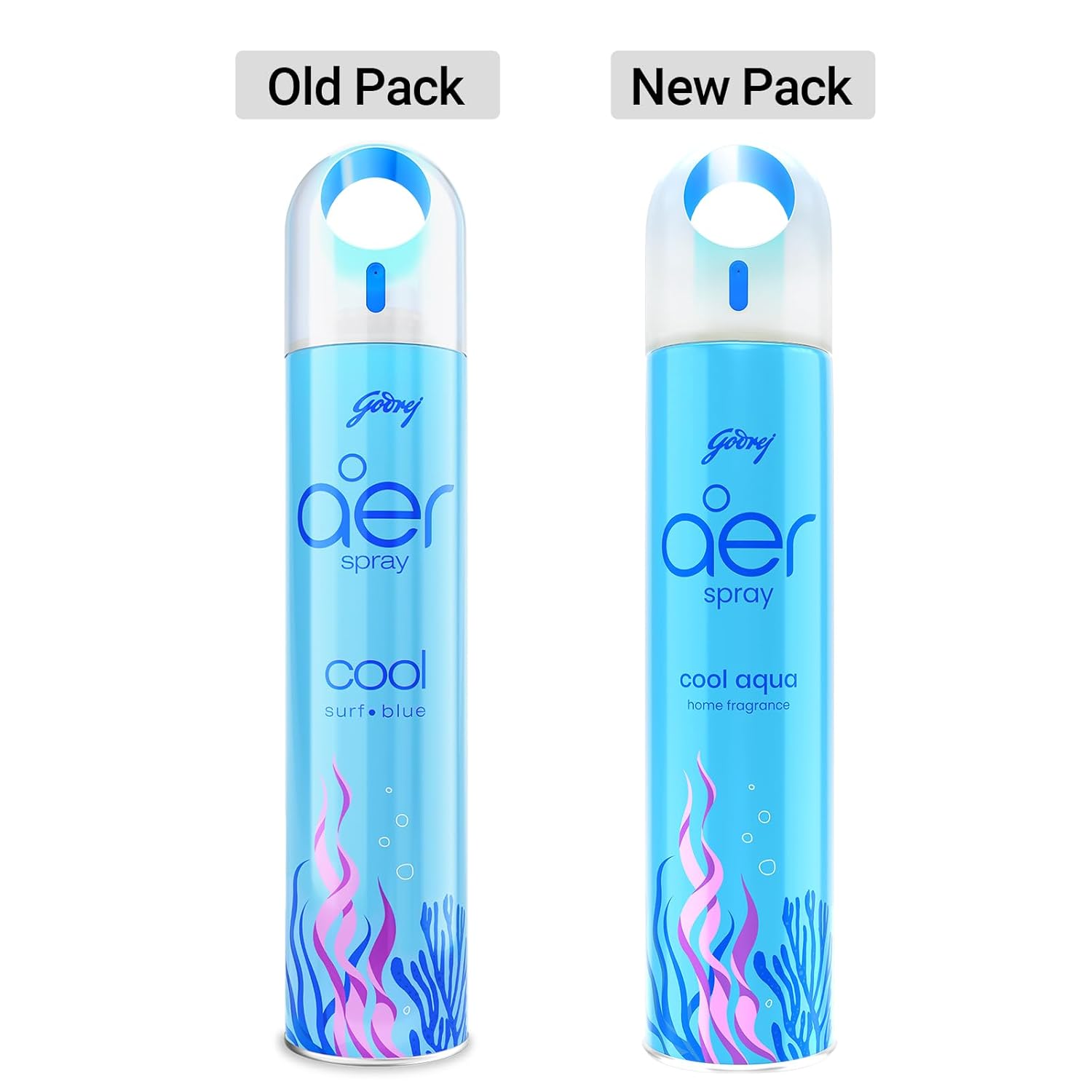 Godrej aer Spray | Room Freshener for Home & Office - Cool Aqua (220 ml) | Long-Lasting Fragrance - Image 2