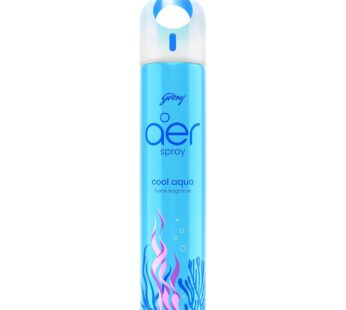 Godrej aer Spray | Room Freshener for Home & Office – Cool Aqua (220 ml) | Long-Lasting Fragrance