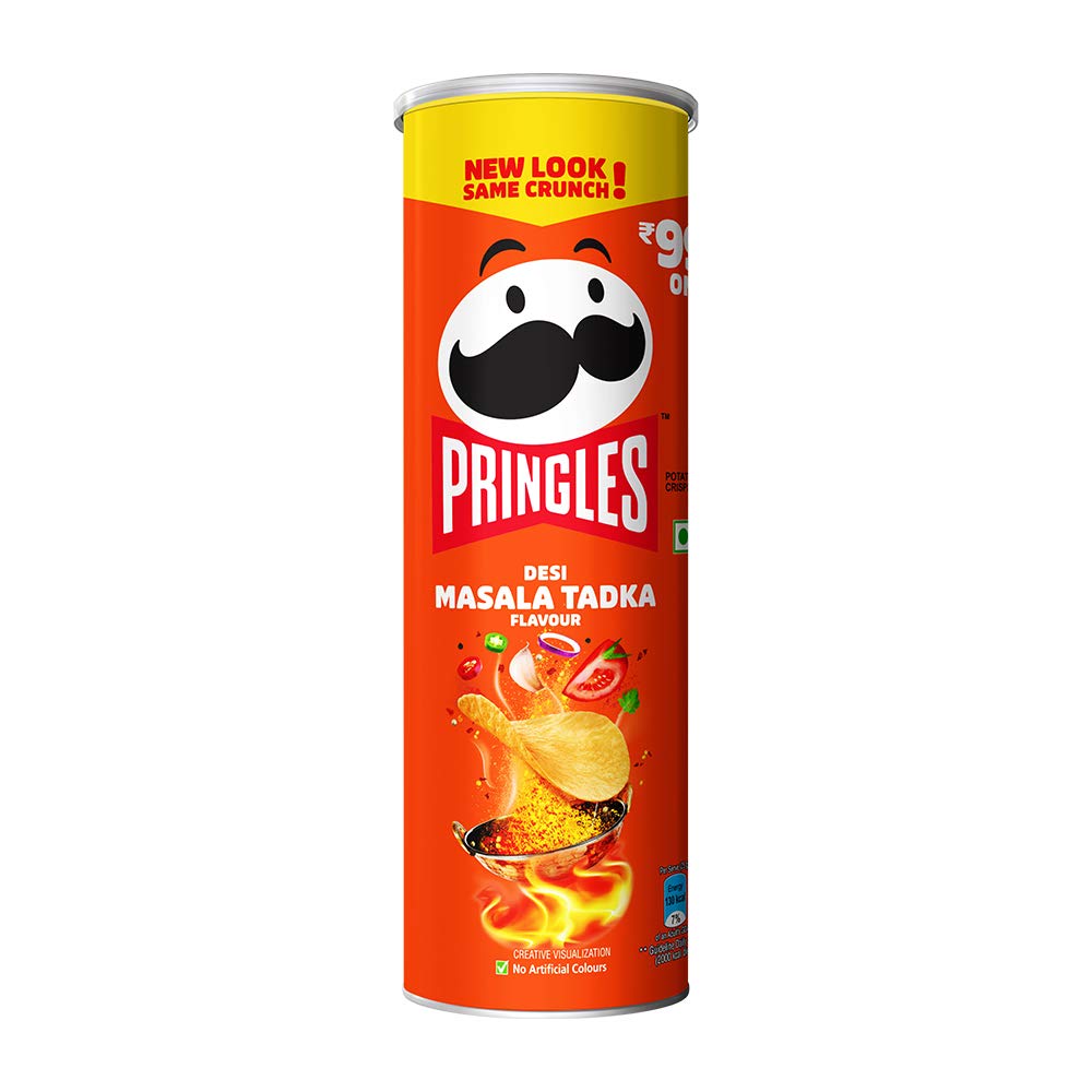 Kellogg's Pringles Desi Masala Tadka, 102 g
