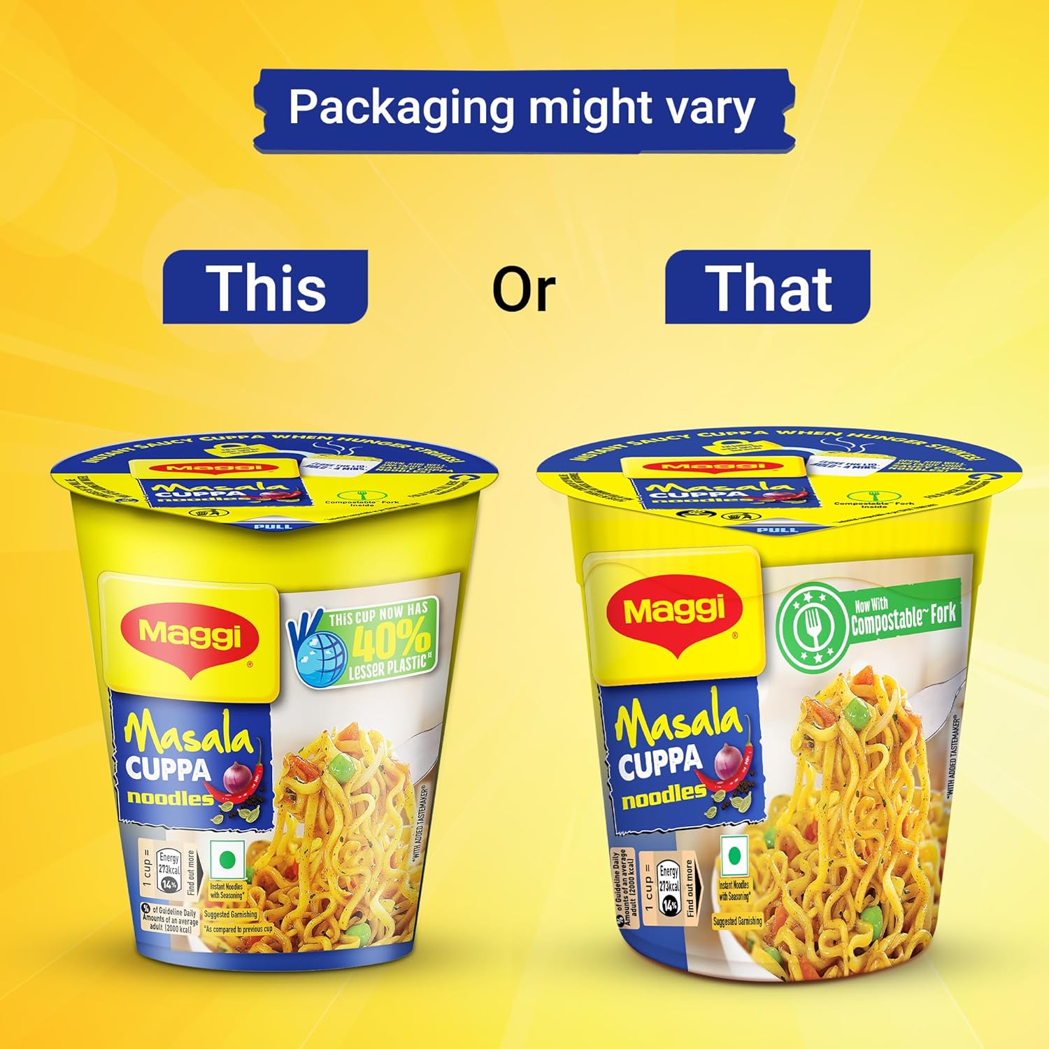 Maggi Cuppa Masala Cup Noodles - Image 2