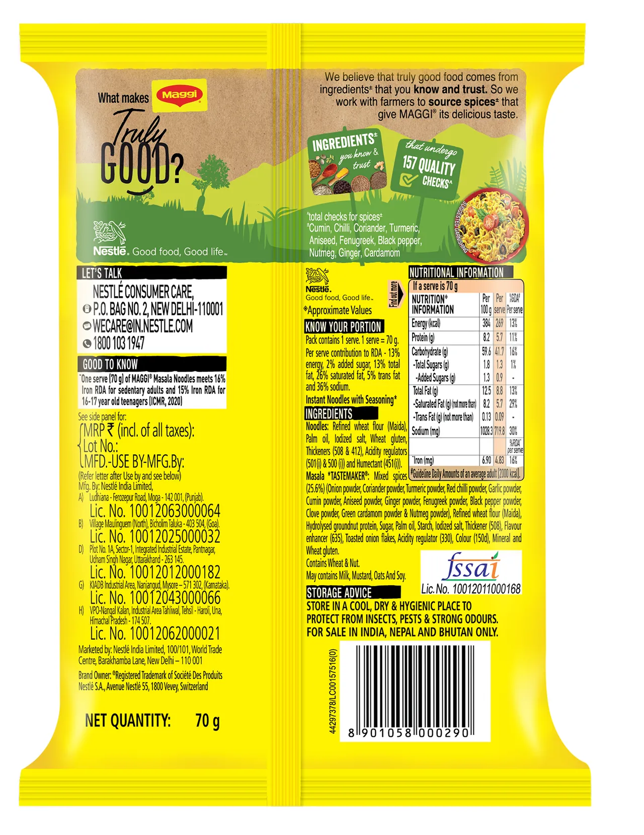 Maggi 2-Minute Noodles Masala - Image 2