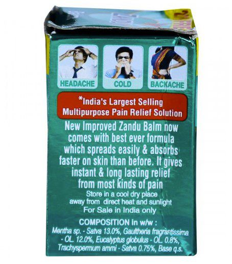 Zandu Balm (8gm+20%free) - Image 3