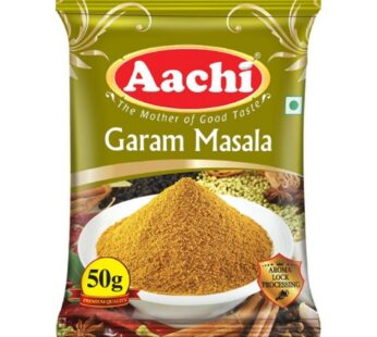 Aachi Masala – Garam, Pouch – Cumin, Fenugreek, Cardamom, Powder, 50 Gm