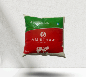 Amirthaa 500Ml Standardised Milk, 4.5%, Packet