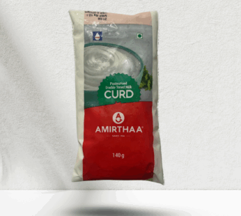 Amirthaa Curd,Pasteurised Double Toned Milk 140g