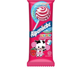 Alpenliebe Lollipop, Cream Strawberry Flavour, 8 gm