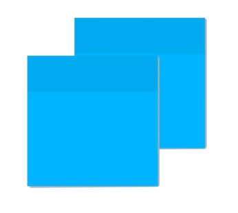 Neon Bee Fly Sticky Notes