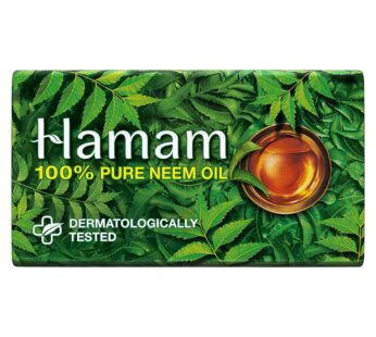 Hamam with 100% Pure Neem Oil Bathing Soap 100gm