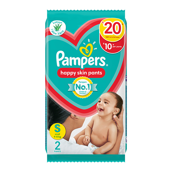 Pampers Happy Skin Diaper Pants (S) 2’s