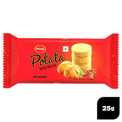 Pran Potata Spicy Biscuit 25 g