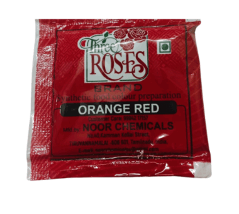 Three roses Orange Red